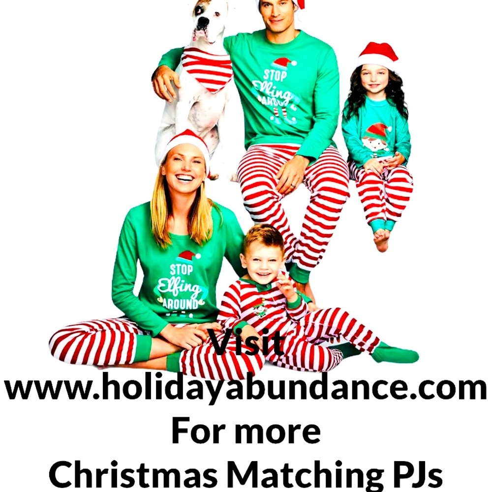 Christmas Holiday Matching Pajamas for the family!
